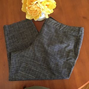 Lane Bryant “Lena” tweed cropped pants, size 26